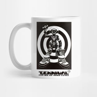 Spiral tribe UFO Teknival flyer Mug